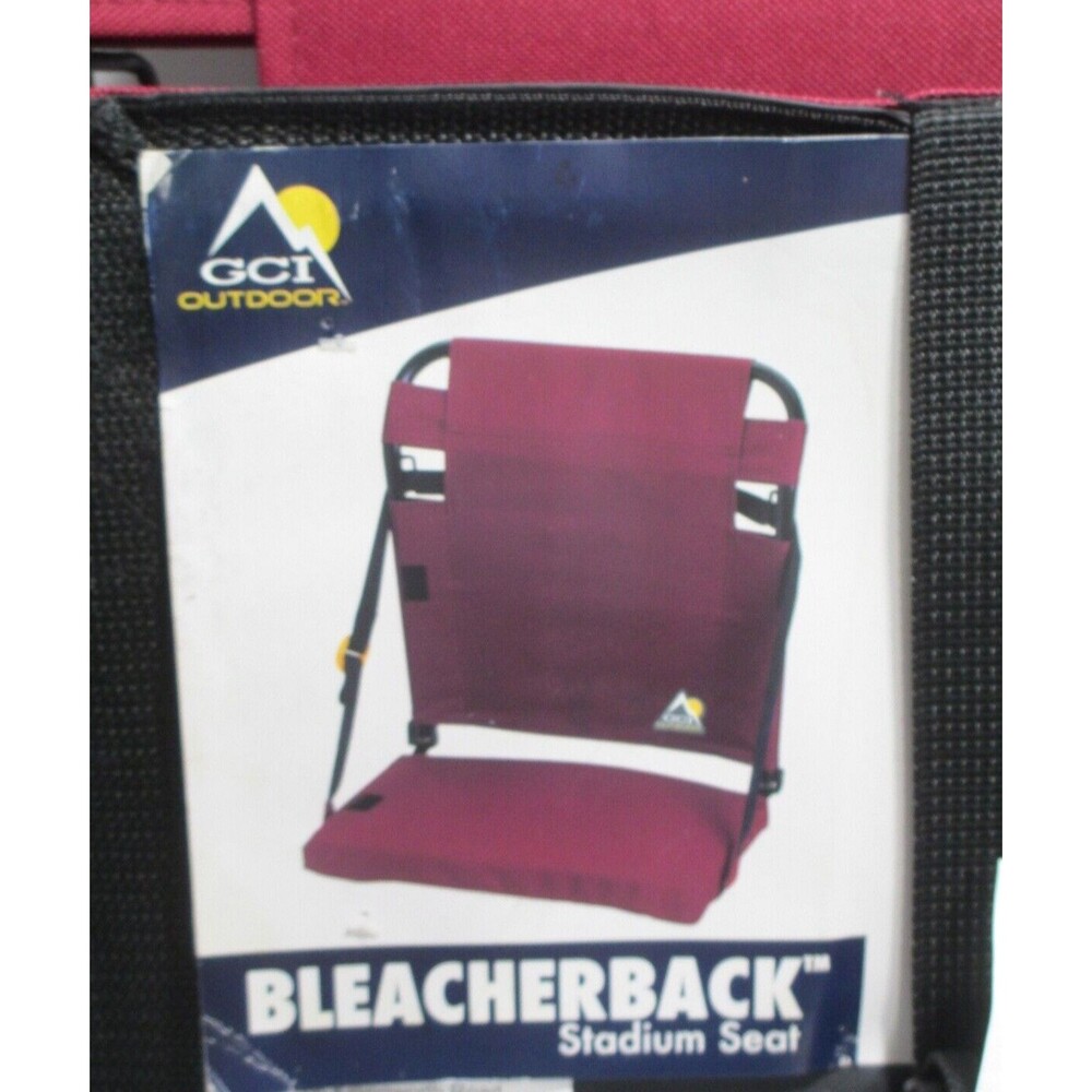 NWT Dicks Sporting Goods Stadium Seat Outdoor Bleacher Folding Chair Red